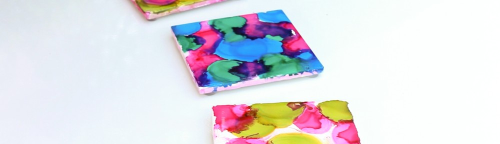 DIY Watercolor Coasters (video)