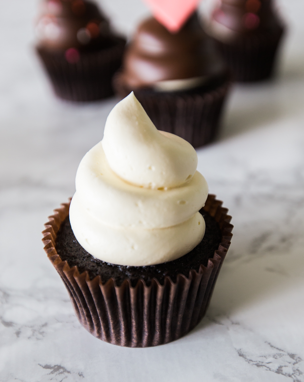 Chocolate dipped cupcakes recipe