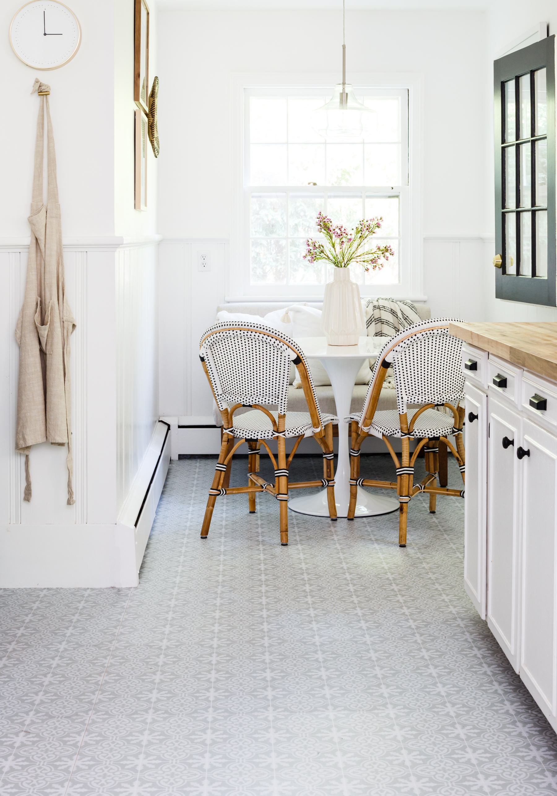 How to Update Your Floor with Tile Stickers - My Family Thyme